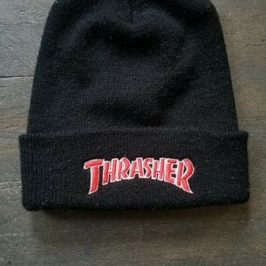 Pre-Owned Black Thrasher Beanie